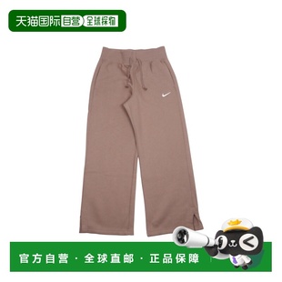 自营欧洲直邮Nike耐克 Fleece系列女士貂皮棕棉质logo标 Phoenix