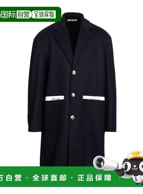 香港直邮Palm Angels 棕榈天使 男士 大衣 blue蓝色 舒适时尚