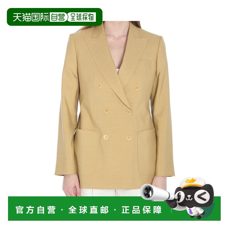 1h可退 香港直邮女士 双排扣西服外套 25FW,女装/女士精品,棉衣/棉服,淘宝优惠券,粉丝福利购,淘宝优惠卷