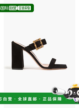 1h可退 香港直邮Gianvito Rossi 吉安维托 罗西 女士 Musa 绒面革