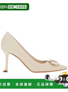 香港直邮Salvatore Ferragamo 徽标一脚蹬高跟鞋菲拉格慕 01H448