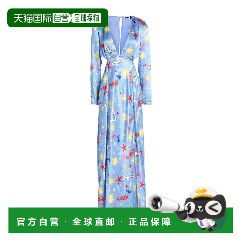1h可退 香港直邮RIXO 女士 长款连衣裙 blue蓝色 舒适时尚,女装/女士精品,连衣裙,淘宝优惠券,粉丝福利购,淘宝优惠卷