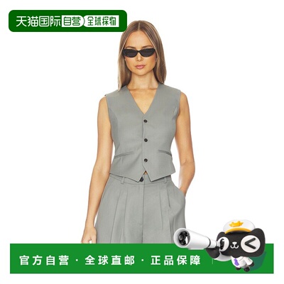 香港直邮ANINE BING 女士 Mario 背心 A0112175 green绿色 舒适时