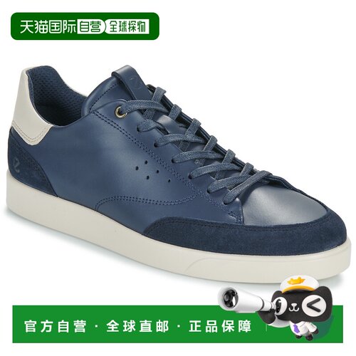 欧洲直邮Ecco爱步男士鞋子低帮板鞋时尚运动休闲鞋521394-60796