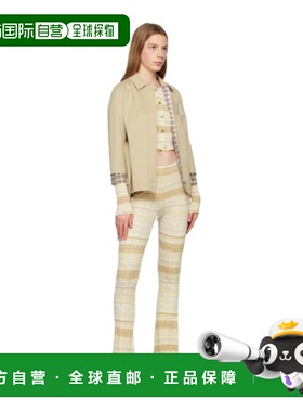 香港直邮Acne Studios 条纹喇叭阔腿裤休闲裤 FN-WN-TROU000968