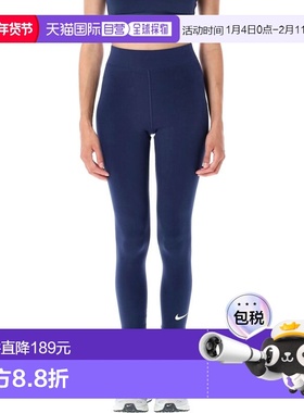 1h可退 香港直邮Nike 耐克 女士 7/8 打底裤 DV7789410 blue蓝色