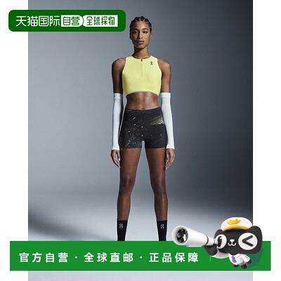 自营欧洲直邮On昂跑 Race系列女士酸橙光绿再生聚酯纤维反光标识