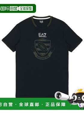 香港直邮EA7 Emporio Armani 徽标圆领T恤 2738225P217短袖阿玛尼