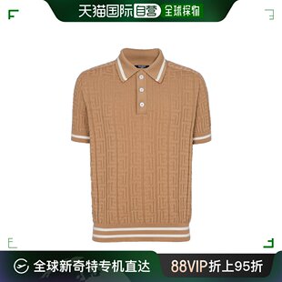 衫 香港直邮Balmain DH1 Labyrinth 男士 初剪羊毛Polo 巴尔曼