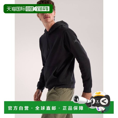 欧洲直邮Arc'teryx 始祖鸟 EMBLEM抓绒连帽衣 男装卫衣帽衫保暖
