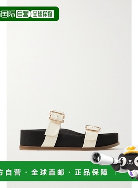 1h可退 香港直邮Gabriela Hearst 女士 Wren 皮质防水台凉拖 2248