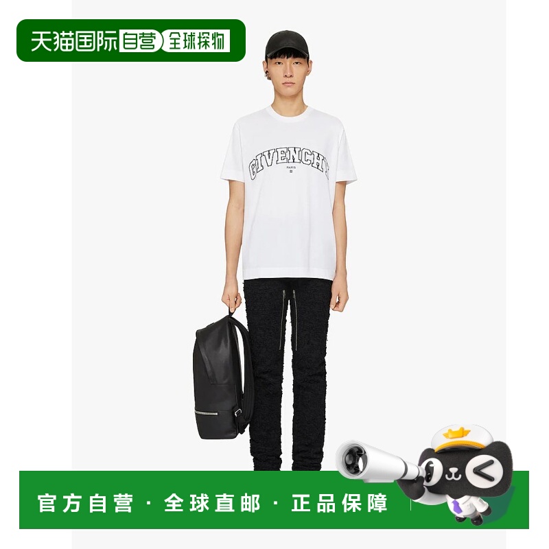 香港直邮Givenchy 徽标短袖T恤 BM71CW3Y6B纪梵希