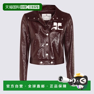欧洲直邮courreges 女士 休闲西装皮衣西服