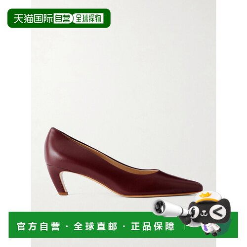 Gabriela Hearst 女士 Peggy 皮质高跟鞋浅口鞋 4266468SN007BD