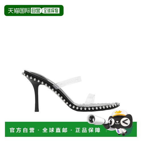 1h可退 香港直邮Alexander Wang 25SS 徽标高跟凉鞋 Women