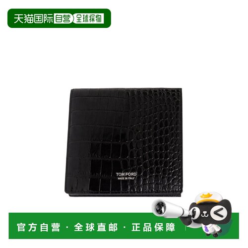 香港直邮TOM FORD 男士钱包 Y0411LCL439SNAA CO 黑色 双折钱包