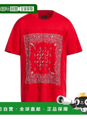1h可退 香港直邮Givenchy 纪梵希 男士 T恤 red红色 舒适时尚