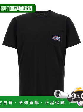 1h可退 香港直邮Dsquared2 二次方 男士 標誌印花圓領 T 卹 S74GD