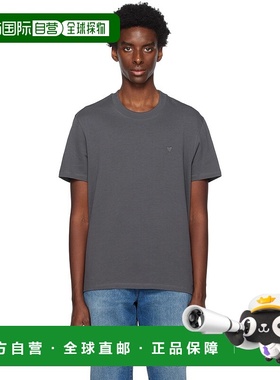 1h可退 香港直邮Ami Paris 男士 灰色 Ami de Cœur T 恤 UTS02272
