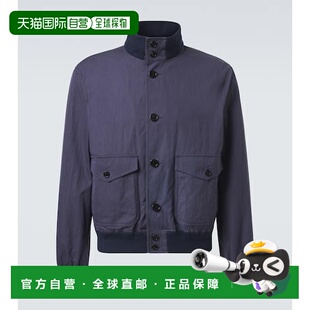 登喜路 舒适时尚 男士 blue蓝色 棉混纺夹克 香港直邮Dunhill