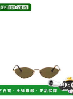 香港直邮Miu Miu 不规则镜框Regard太阳镜 SMU56ZE5AKC056缪缪