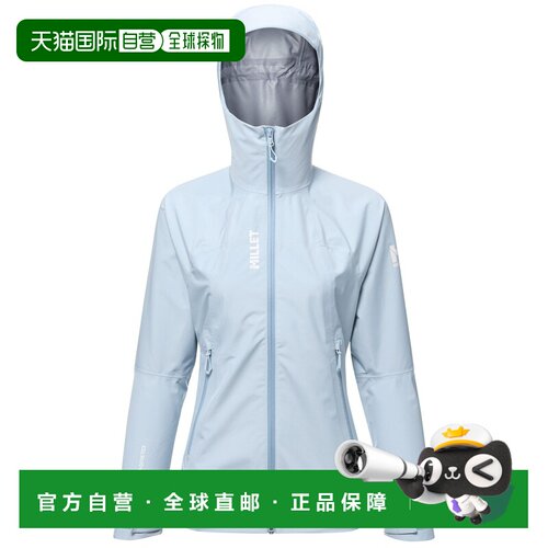 自营欧洲直邮Millet觅乐 SENECA 科技防水面料女款三层外套 蓝色