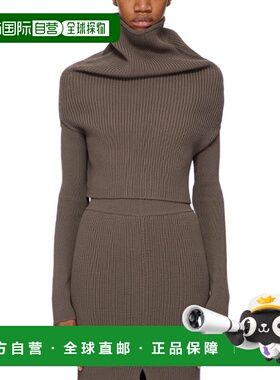 香港直邮rick owens 瑞克 欧文斯 女士 羊毛露肩毛衣 RO02E4675KW