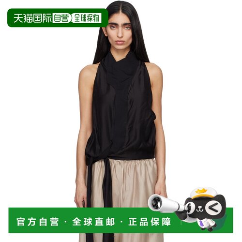 香港直邮Entire Studios 女士 黑色 Fluid 上装 ESSS26TO01272Bla