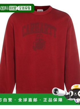 1h可退 香港直邮CARHARTT WIP 男士 红色棉质卫衣 I03606533G60
