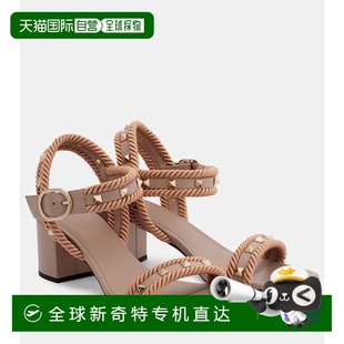 香港直邮Valentino 女士 1h可退 华伦天奴 铆钉皮质凉 Torchon