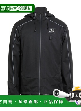 香港直邮Ea7 男士 Shell 夹克 black黑色 舒适时尚