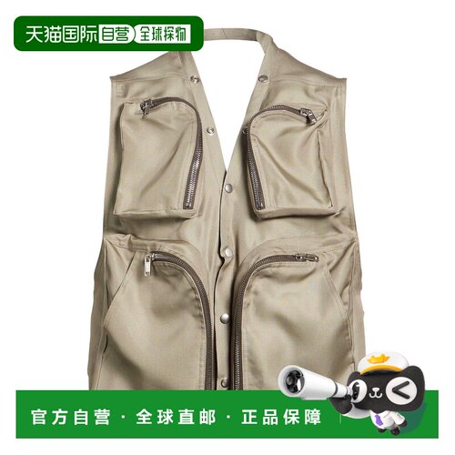 香港直邮rick owens 瑞克 欧文斯 男士 背心 green绿色 舒适时尚