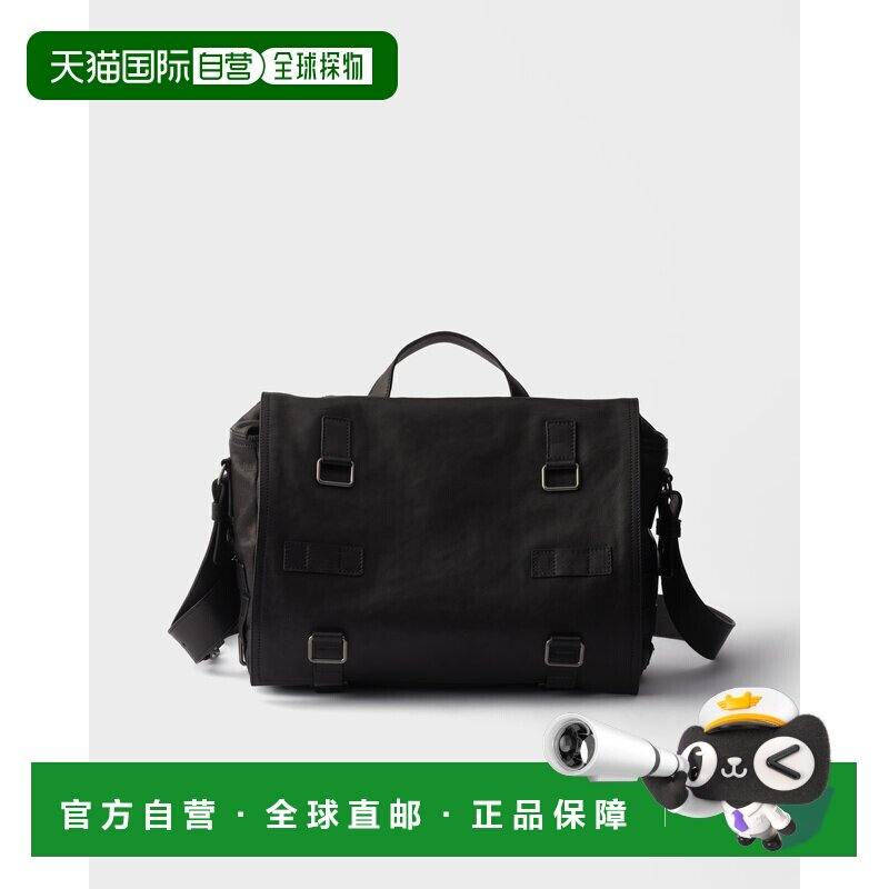 欧洲直邮皮革斜挎包单肩包手提包普拉达