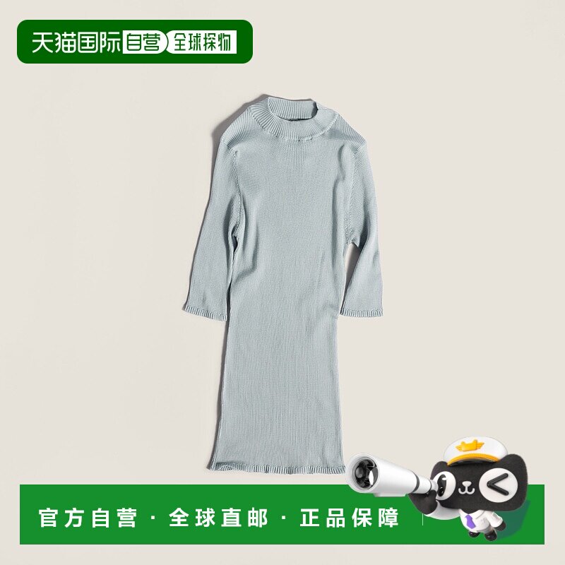 欧洲直邮MIUMIU(缪缪)真丝高领毛衣针织卫衣短袖