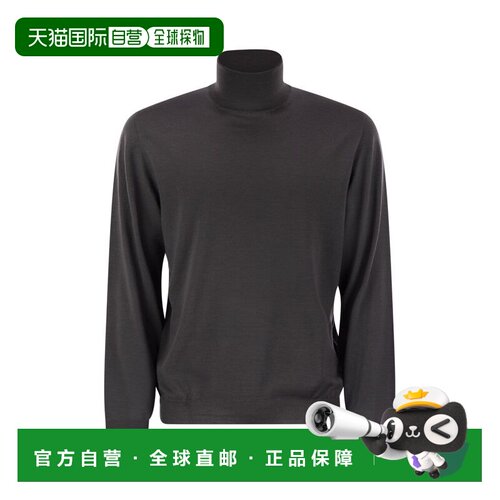 欧洲直邮FEDELI 男士针织衫 MU00701339 AW2025 深灰色 Superfine