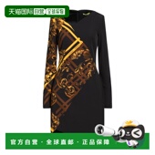 black黑色 1h可退 舒适 女士 紧身连衣裙 香港直邮versace 范思哲