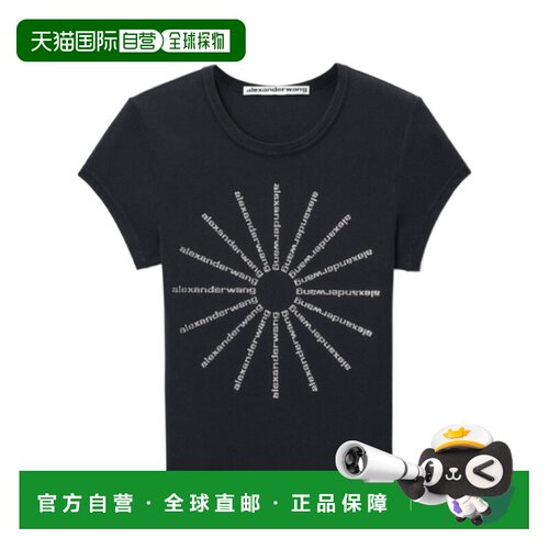 香港直邮Alexander Wang 女士 图案t恤 26FW 【付后1h可退】