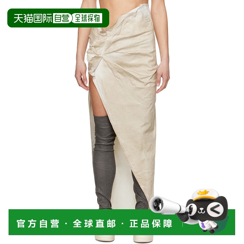 香港直邮Rick Owens Drkshdw 不对称设计半身裙 DS01E3348SCF