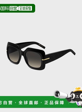 自营欧洲直邮HUGO BOSS雨果BOSS BLACK 黑色醋酸纤维太阳镜 配有