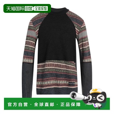 1h可退 香港直邮Marine Serre 男士 毛衣 black黑色 舒适时尚