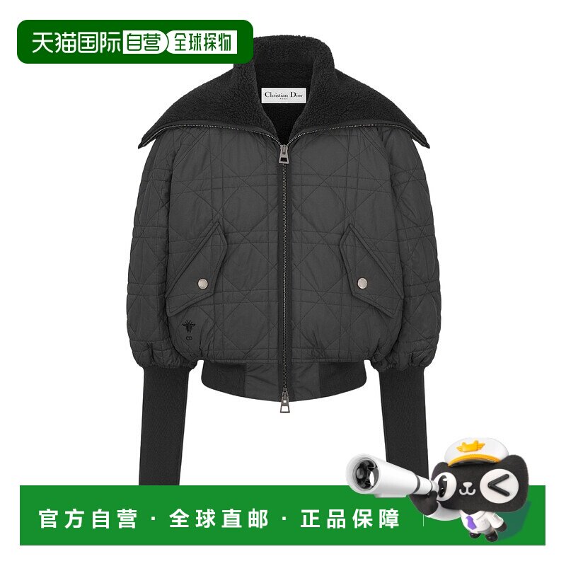 香港直邮Dior 长袖休闲夹克 557C81A2827迪奥羊羔绒休闲风