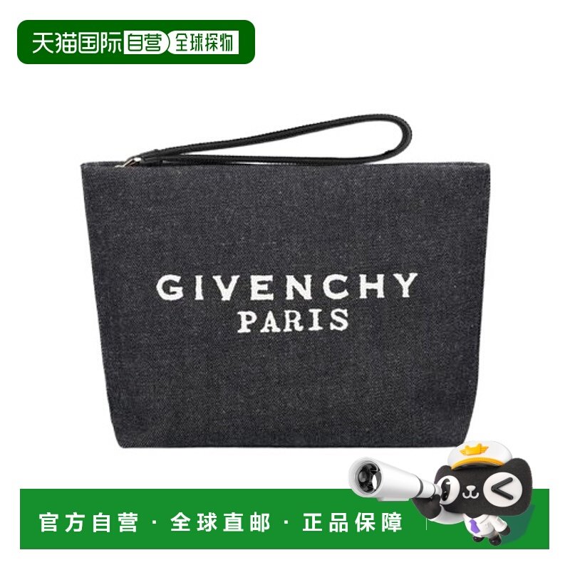香港直邮Givenchy 徽标印花拉链手拿包 BB60PNB2CF