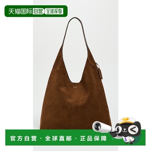 1h可退 香港直邮Coach 蔻驰 女士 Brooklyn 39 绒面革肩包手提包