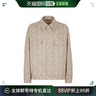 夹克 香港直邮FENDI 衣领长袖 衬衫 Men 24SS