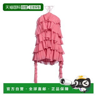 1h可退 香港直邮Blumarine 蓝色情人 女士 短款连衣裙 pink粉色