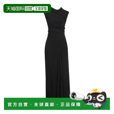 香港直邮Simkhai 女士 长款连衣裙 black黑色 舒适时尚