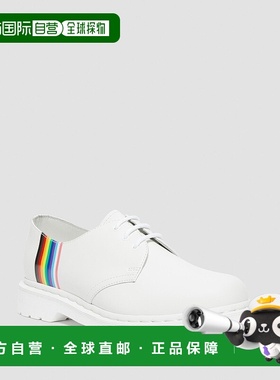 自营欧洲直邮DrMartens马丁大夫 1461 For Pride男女通用白色皮革