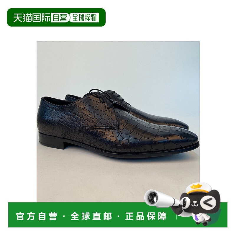 香港直邮Giorgio Armani 徽标细节商务休闲鞋 X2C036XC745