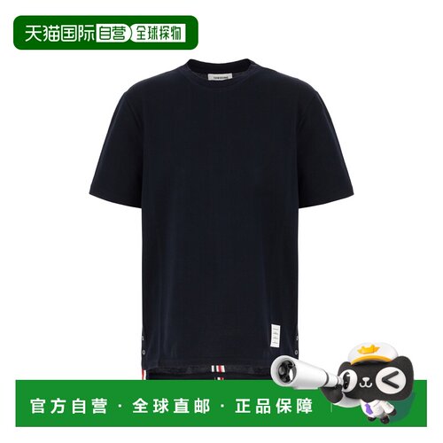 香港直邮THOM BROWNE 男士T恤 MJS056A00050415 CO 蓝色 Striped