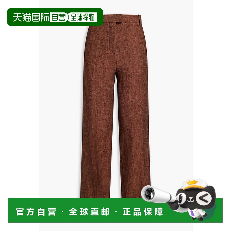 1h可退 香港直邮Acne Studios 艾克妮 女士 亚麻羊毛混纺华达呢直
